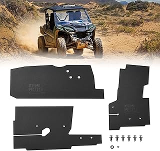 Kemimoto Mud Guard Fender Flares Splash Guard Compatible with Wolverine RMAX2 1000 & RMAX4 1000 Wind Protection Panels