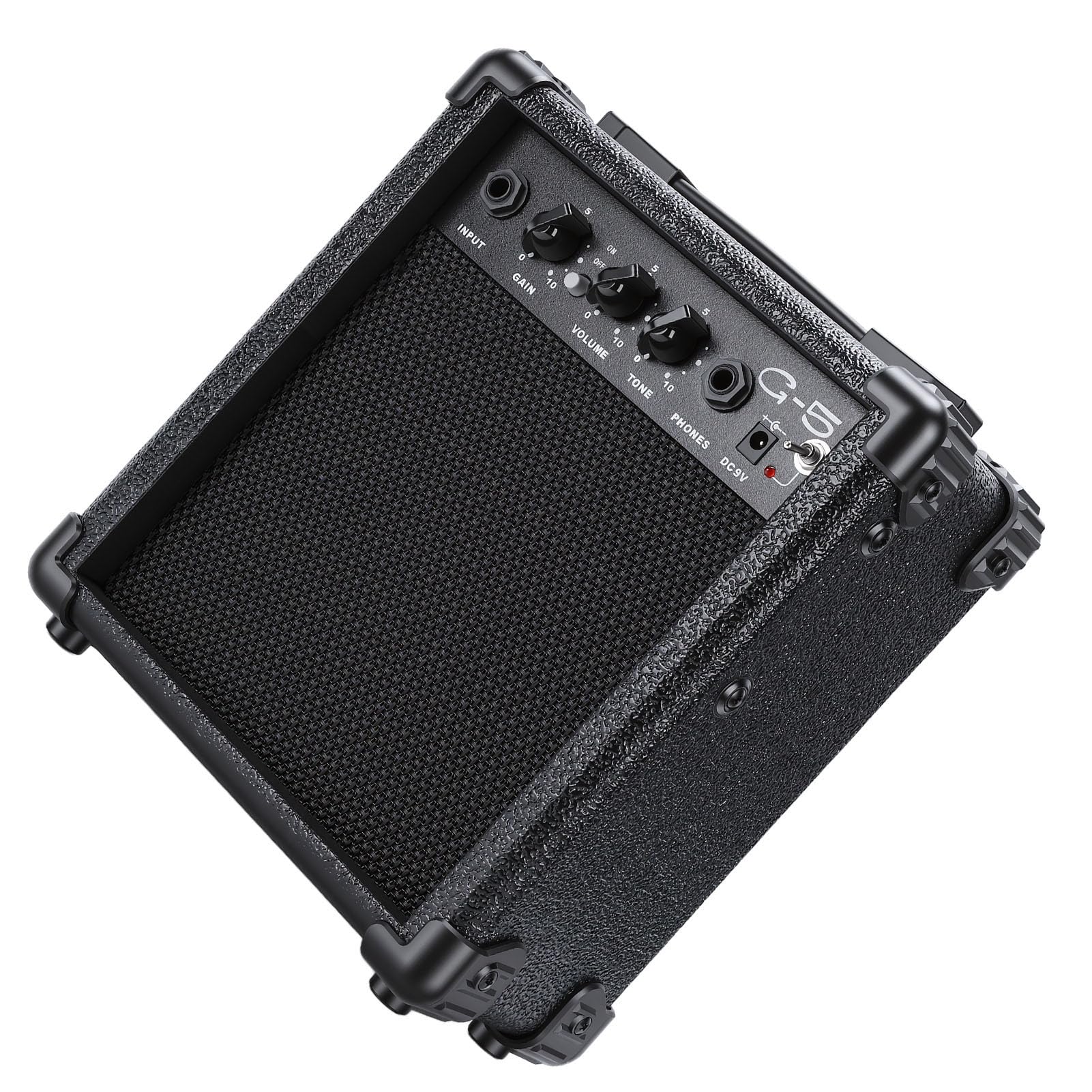 SEAFRONT G-5 Amplificatore per Chitarra Portatile Amplificatore per Chitarra Bluetooth con Jack per Auricolari da 3,5 Mm Ingresso per da 6,35 Mm per Esercitazioni All'aperto in