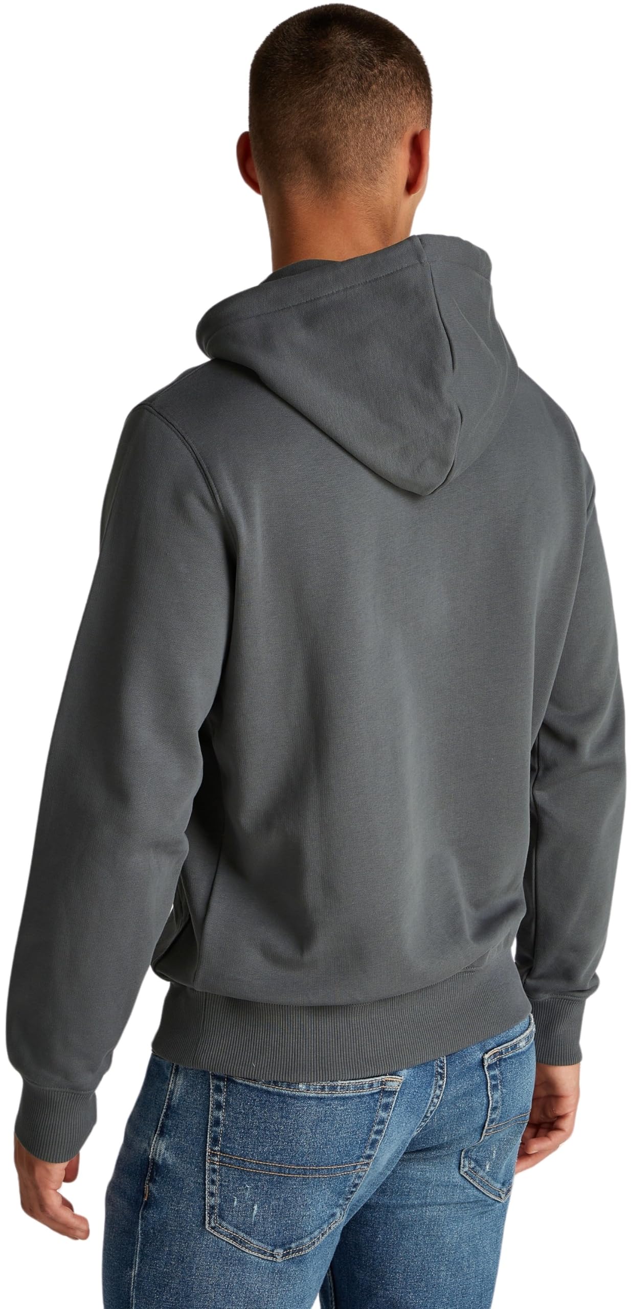 Calvin Klein Bluzy męskie, Szary (Endless Grey), 6XL duże rozmiary