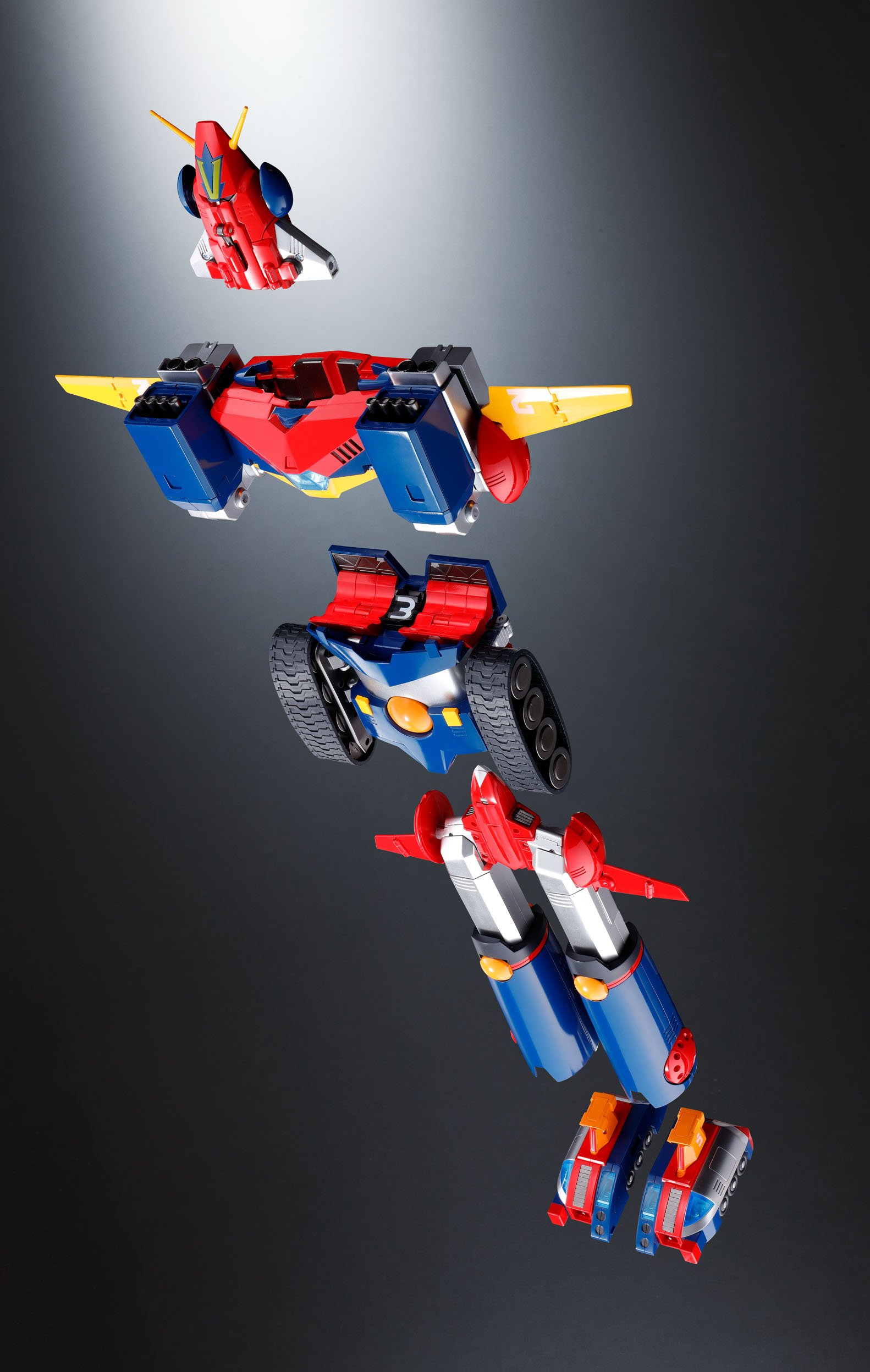 TAMASHII NATIONS Cho Denji Robo Combattler V, 35 cm