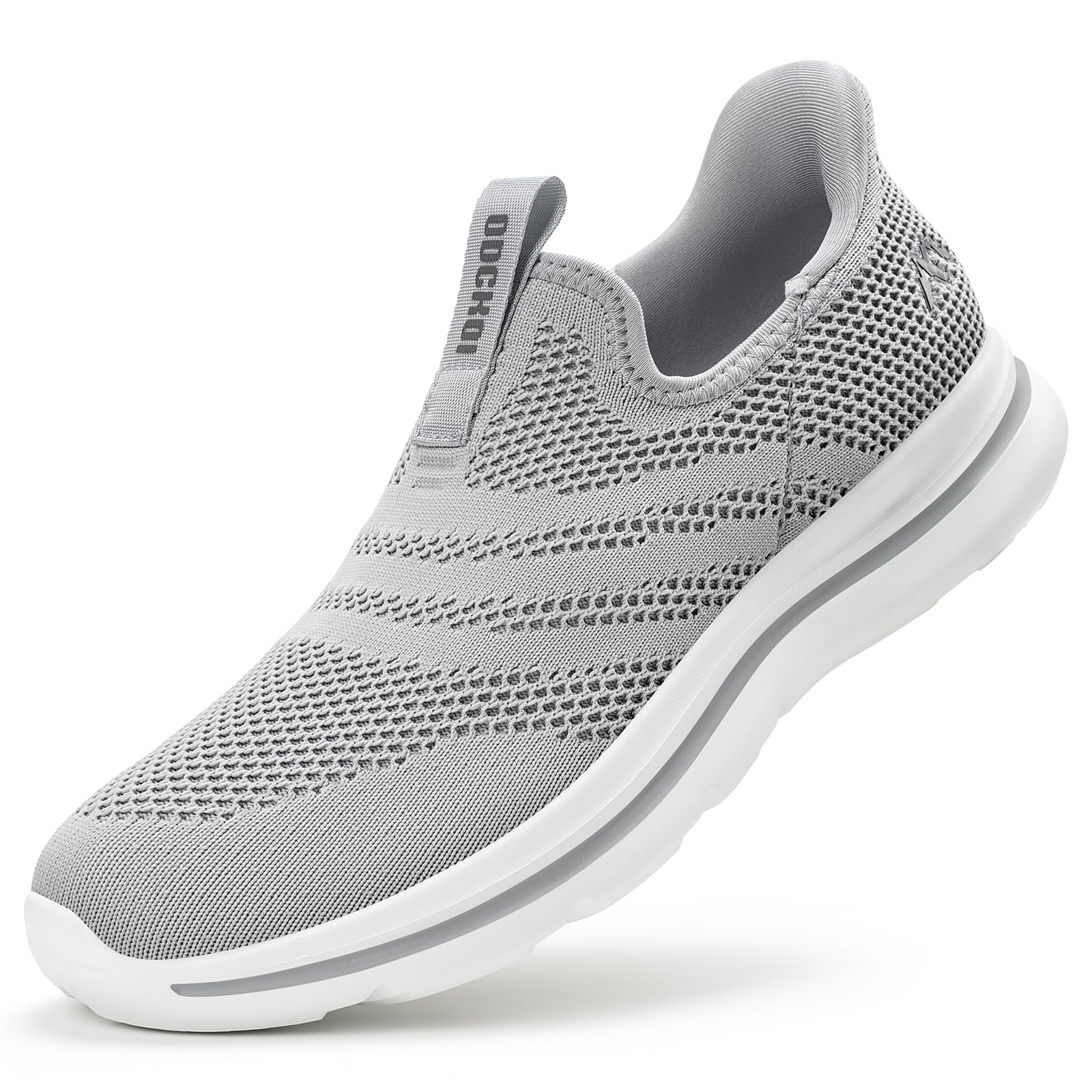 ODCKOI Slip On Sneaker Herren atmungsaktiv leichtgewichtig und bequem, für Freizeit, Walking, Jogging und Alltag,Minimalistisches ohne Schnürsenkel mit Mesh Outdoor Sportschuhe