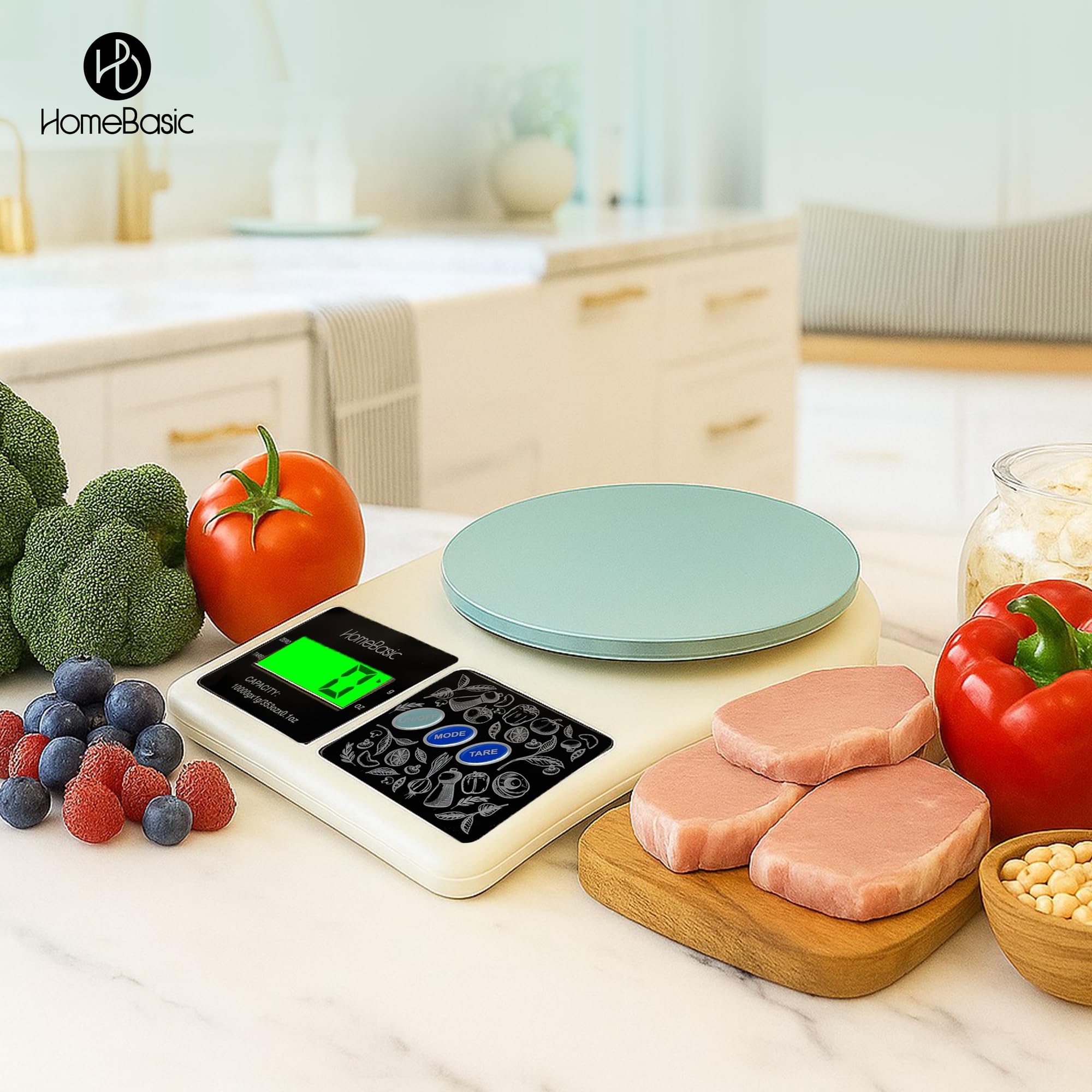 Digital Kitchen Scale - 10kg Precision Weighing -8