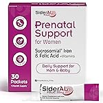 SiderAL Prenatal Vitamins for Women | Clinically Proven Iron Supplement for Women with Folic Acid, Vitamin C, D, B6, & B12 | Trusted Multivitamin for Pregnancy & Energy Support | 30 Powder Sticks
