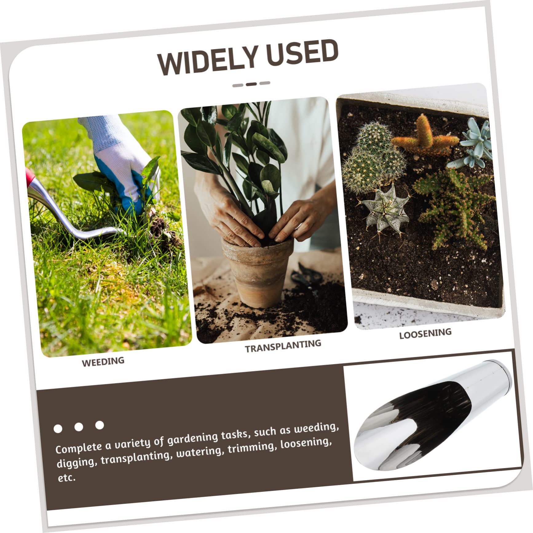 Bonsai-Schaufeln Set – Schwarze Handschaufeln Für Gartenarbeit, Umtopfen & Bonsai-Pflege