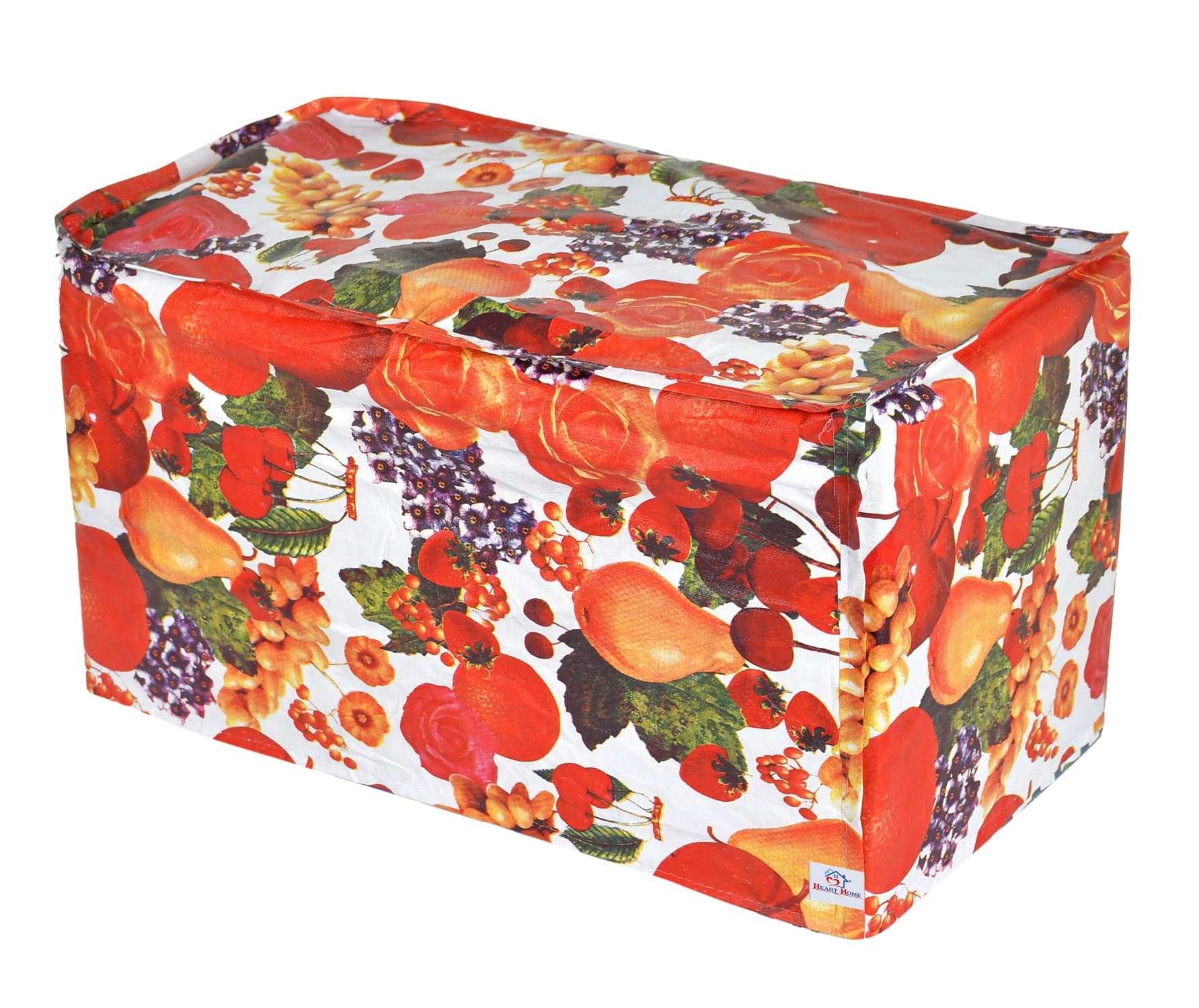 Heart Home Fruit Printed Water/Dust Proof PVC Mixer Grinder, Table Top Wet Grinder Cover (Multicolour)-HS43HEARTH25699, Standard