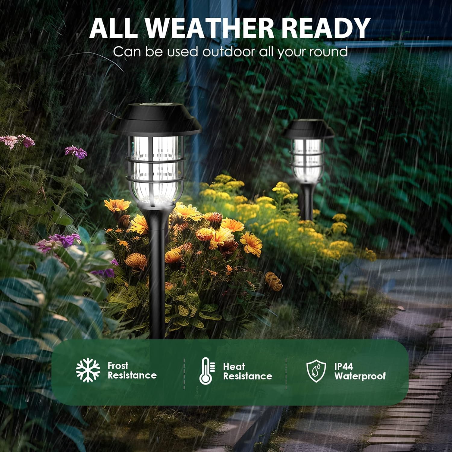 Solpex Solar Pathway Lights - Outdoor Garden Lights -5 Solpex Solar Pathway Lights - Outdoor Garden Lights -5