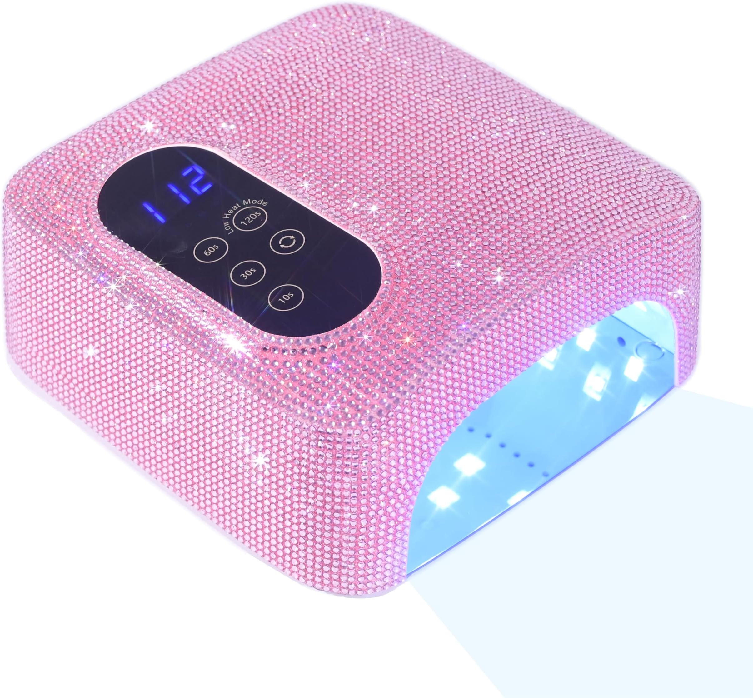 72W Cordless Led Nail Lamp, Rechargeable Nail Dryer, Portable Gel UV Led Nail Light with 4 Timer Setting Sensor, Professional Gel Nail Lights Nail Art Manicure Tools for Home and Salon