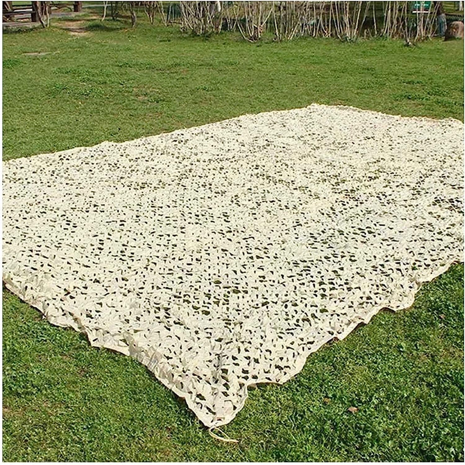tarnnetz beige 2x2m,2x3m, 2x4m, 3x3m, 3x4m, 3x5m, 4x4m, 4x6m tarnnetz Sonnenschutz Camouflage Netz für Militärdekoration,Jagd,Camping,Outdoor-Anti-Aging-Schatten-netzabdeckung(Size:3x4m(9.8x13ft)