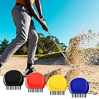 Vista 6 de Nuanchu Cepillo de bolsillo para palos de golf, mini cepillos para palos de golf, limpiador de ranuras para palos de golf, herramienta de limpieza