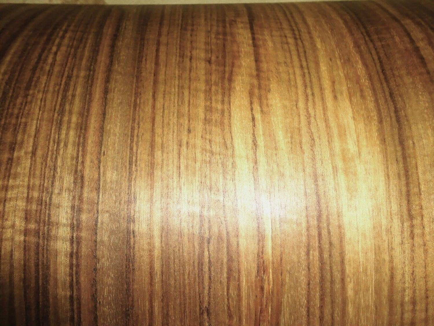 Etimoe African Walnut Figured Wood Veneer 11" x 54" raw no Backing 1/42" Thick