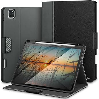 KingBlanc Case for iPad Pro 12.9 6th/5th/4th/3rd Gen Black