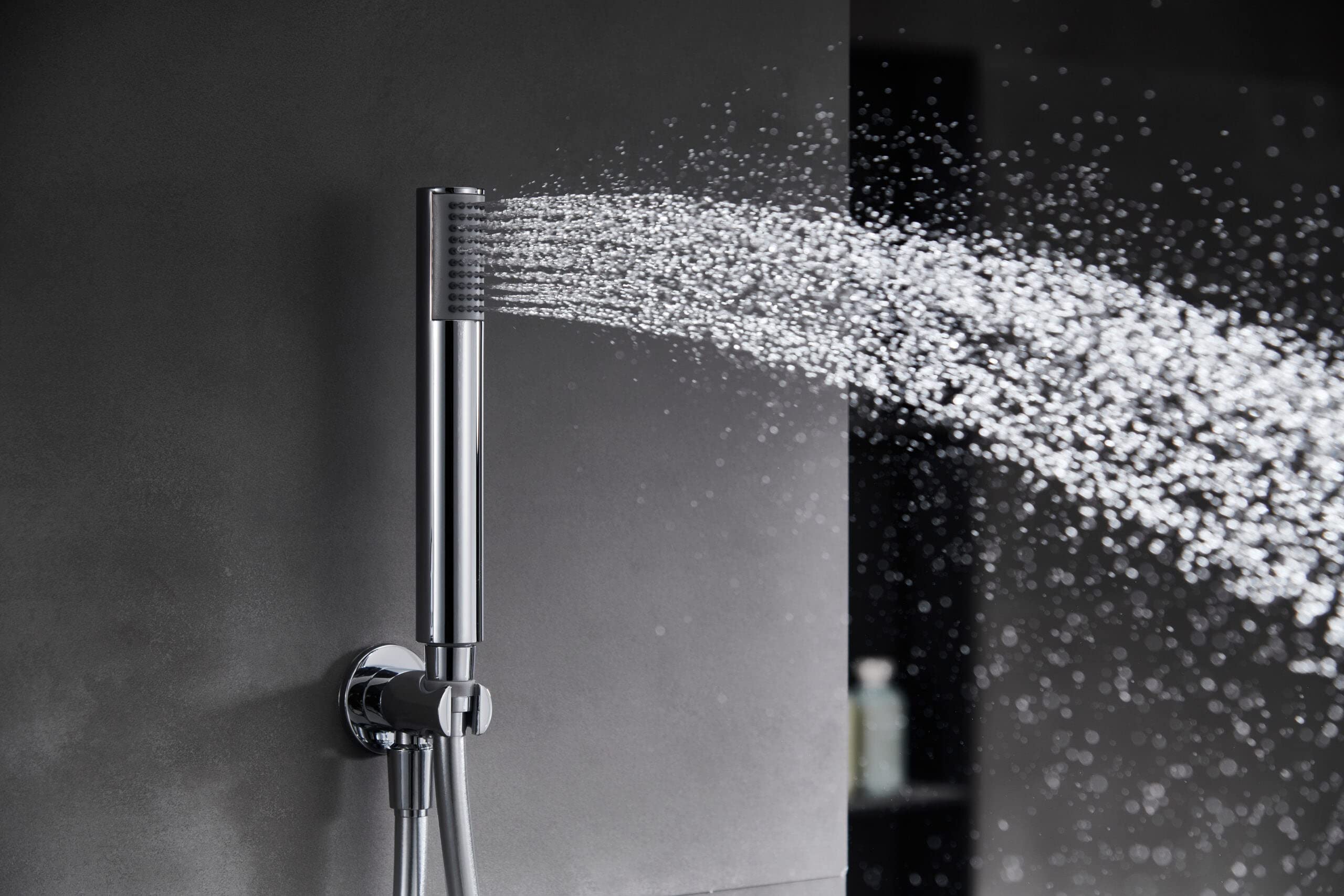 IMEX GPM039 MONZA Conjunto Grifo Ducha Monomando Empotrado Cromo