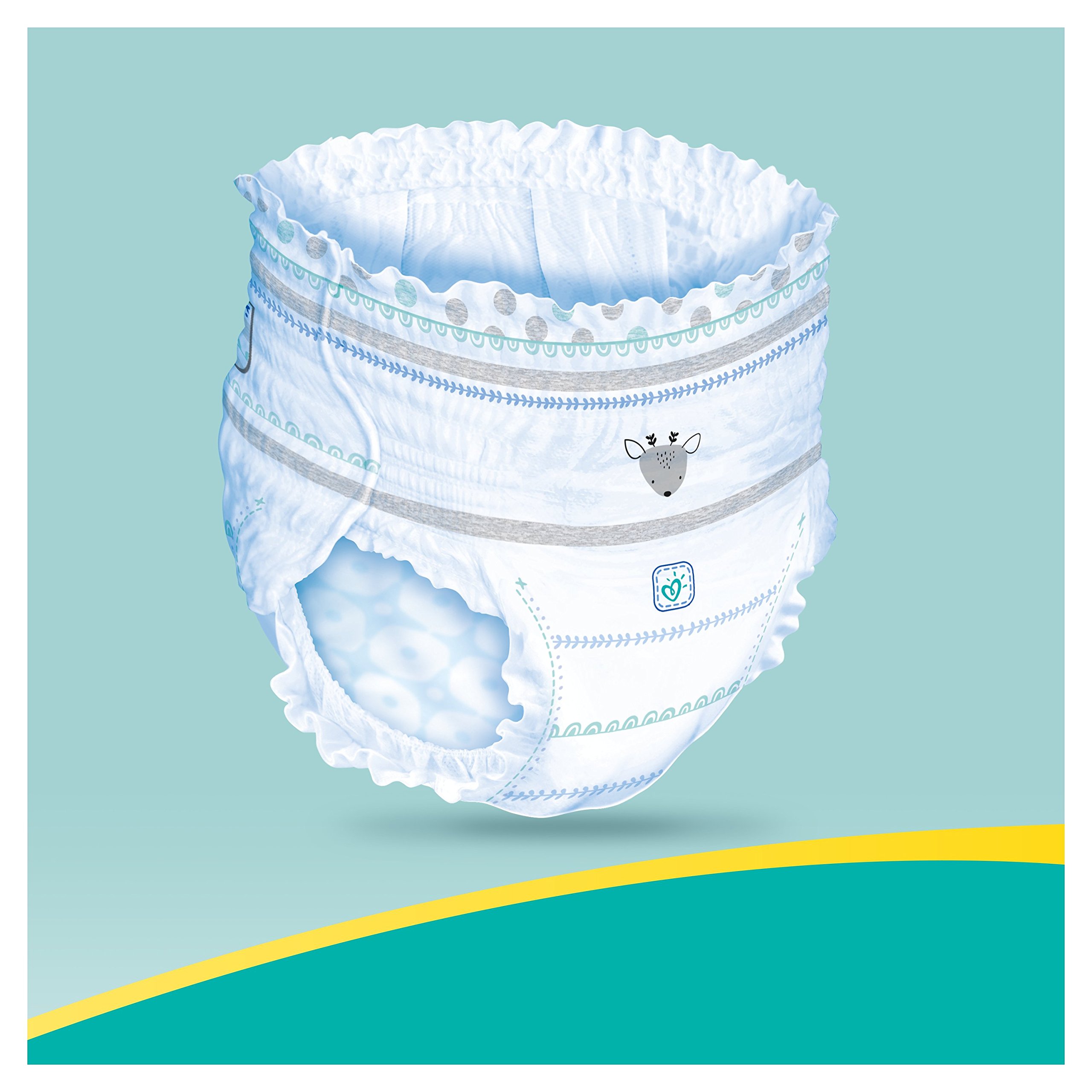 Pampers Premium Protection, 40 couches, Lot de 2 (2 x 40 pièces) pour bébé, taille 5 (12-17 kg)