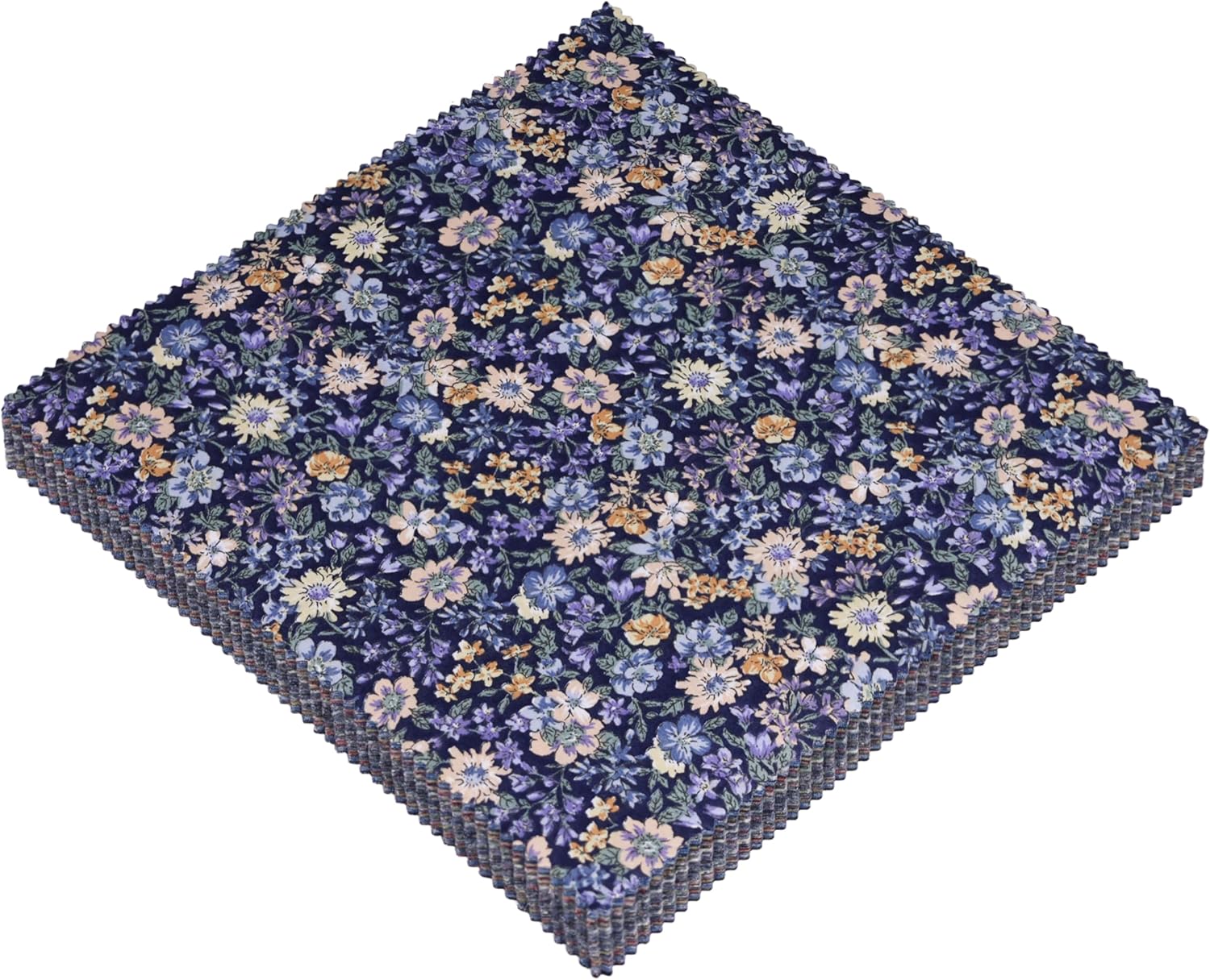 Nodsaw 42Pcs 10-inch Layer Cake Fabric, Vintage Floral Paisley Print 10x10 Cotton Fabric Squares, Layer Cakes 10 inch Squares for Quilting, Sewing, Home Décor, Bags, and Crafts