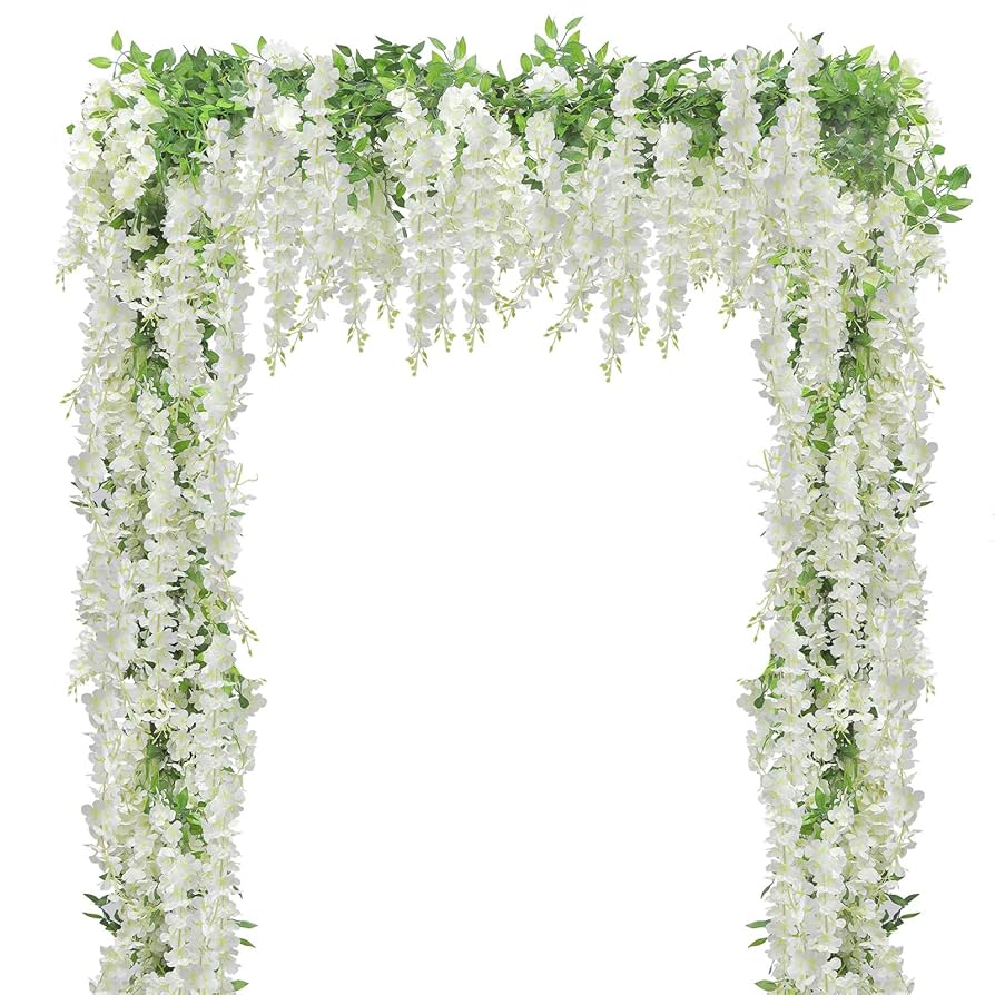 Amazon.com: U'Artlines 5Pcs 7.2 Ft/Piece Artificial Wisteria