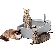 PetSafe Multi-Cat Litter Box - Hygienic Maintenance with High Litter Capacity, Integrated Scoop Holder & Rubber-Sealed Separate Waste Compartment - Reliable Leak Protection & Instant Setup