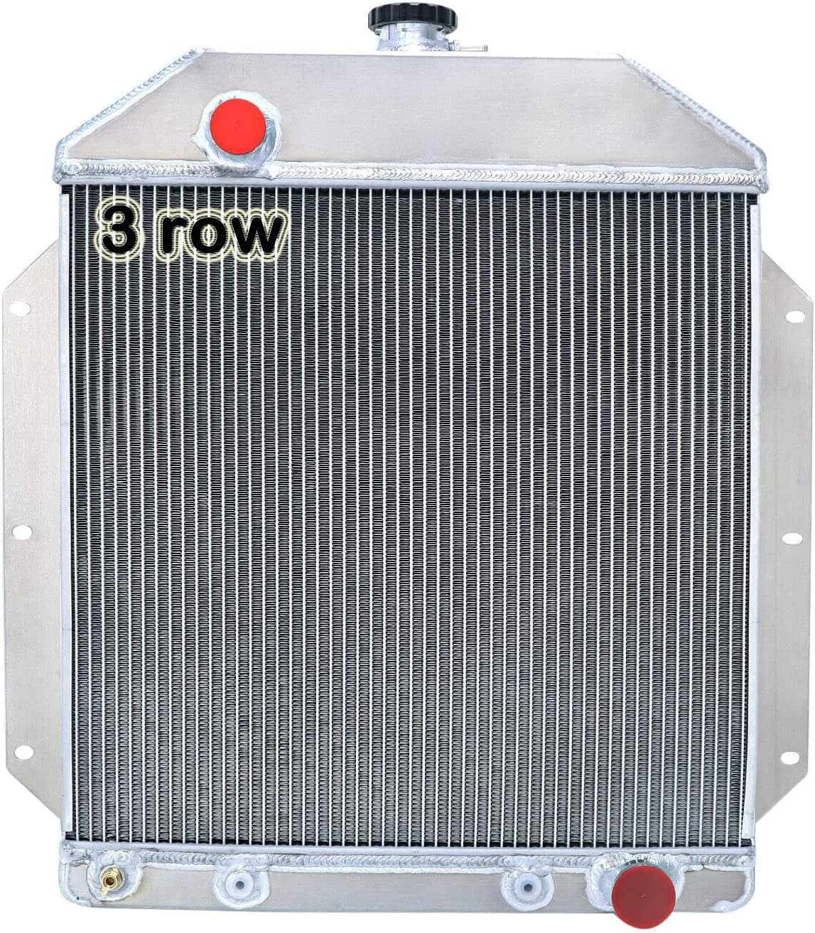 Aluminum Radiator for 1949-1953 1950 1951 1952 Ford Country Squire Sedan Chevy Engine 3.5 4.2 3.7 3 Row Radiators 49 50 51 52 53
