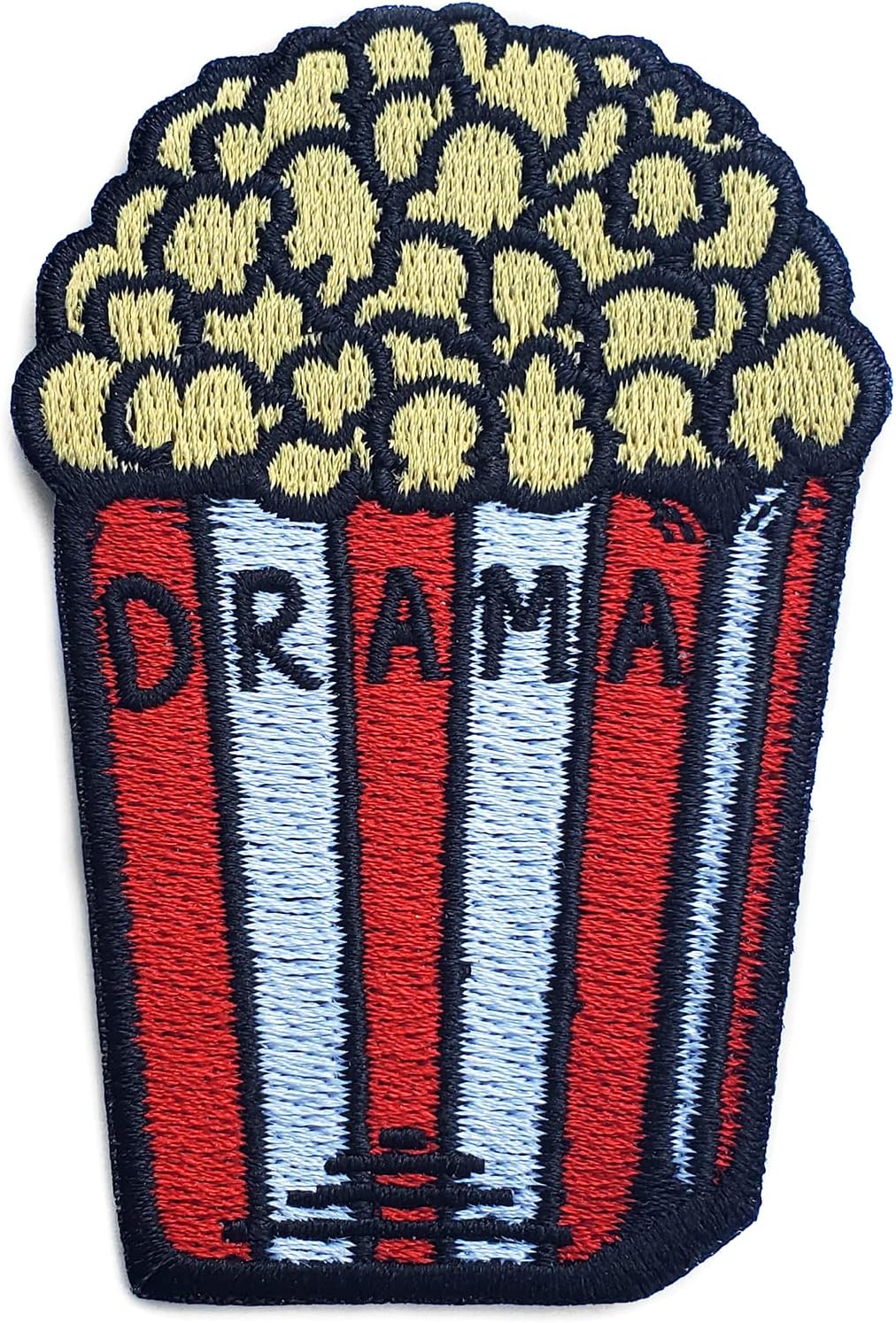 Kolorspun Drama Popcorn Patch - Hook and Loop Tactical Morale Patch