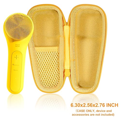 Miniatura 3 de co2CREA Estuche rígido compatible con cepillo de limpieza facial sónico NågraCoola CLIE 2 1 (amarillo)
