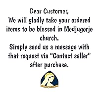 Vista 6 de Murano Glass Red Catholic Rosary Beads Blessed Virgin Mary/St Benedict Rosary Medjugorje Handmade