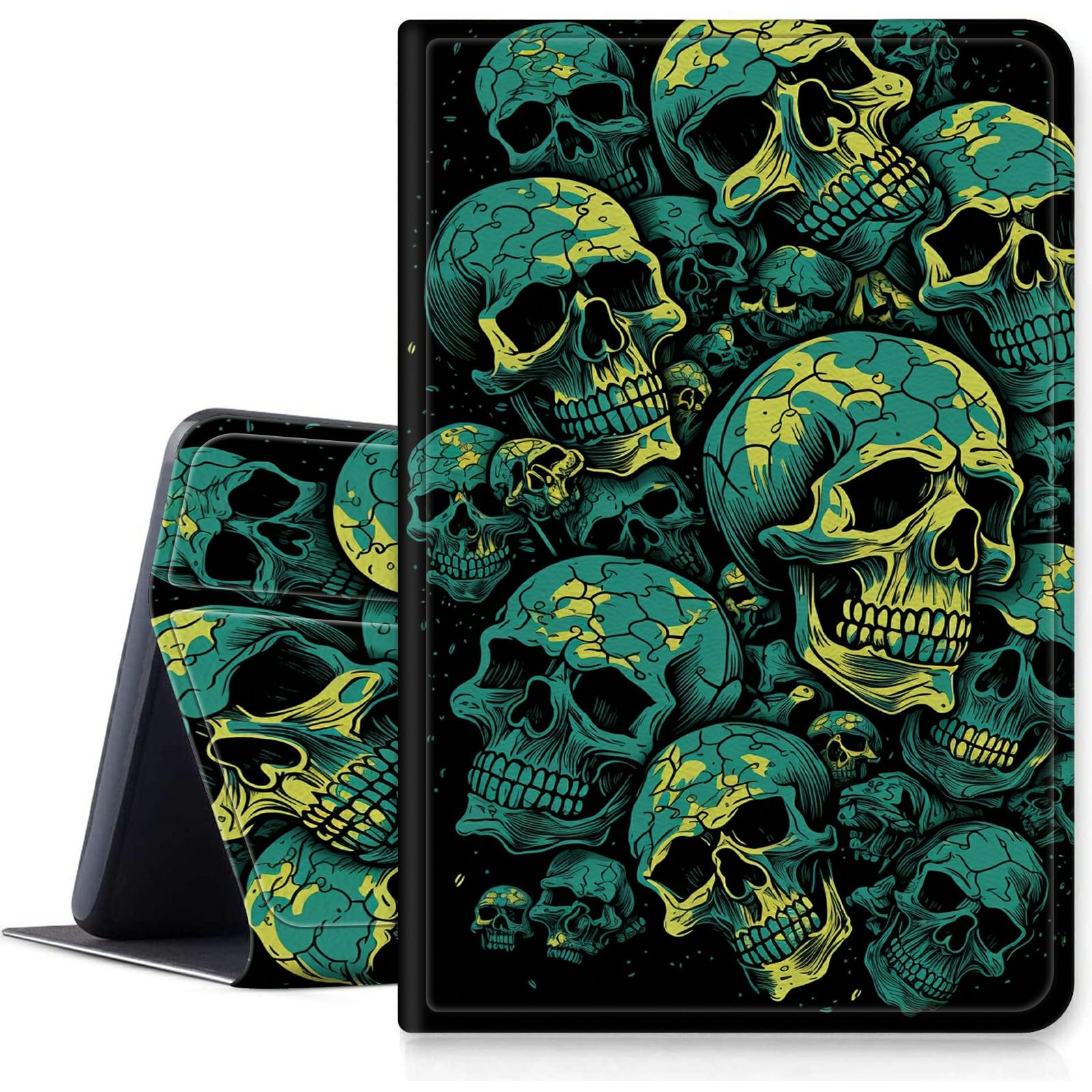 プラダ スカルデザイン iPadケース Amazon.com: Neon Green Skull Case for iPad Pro 13 inch M4 2024