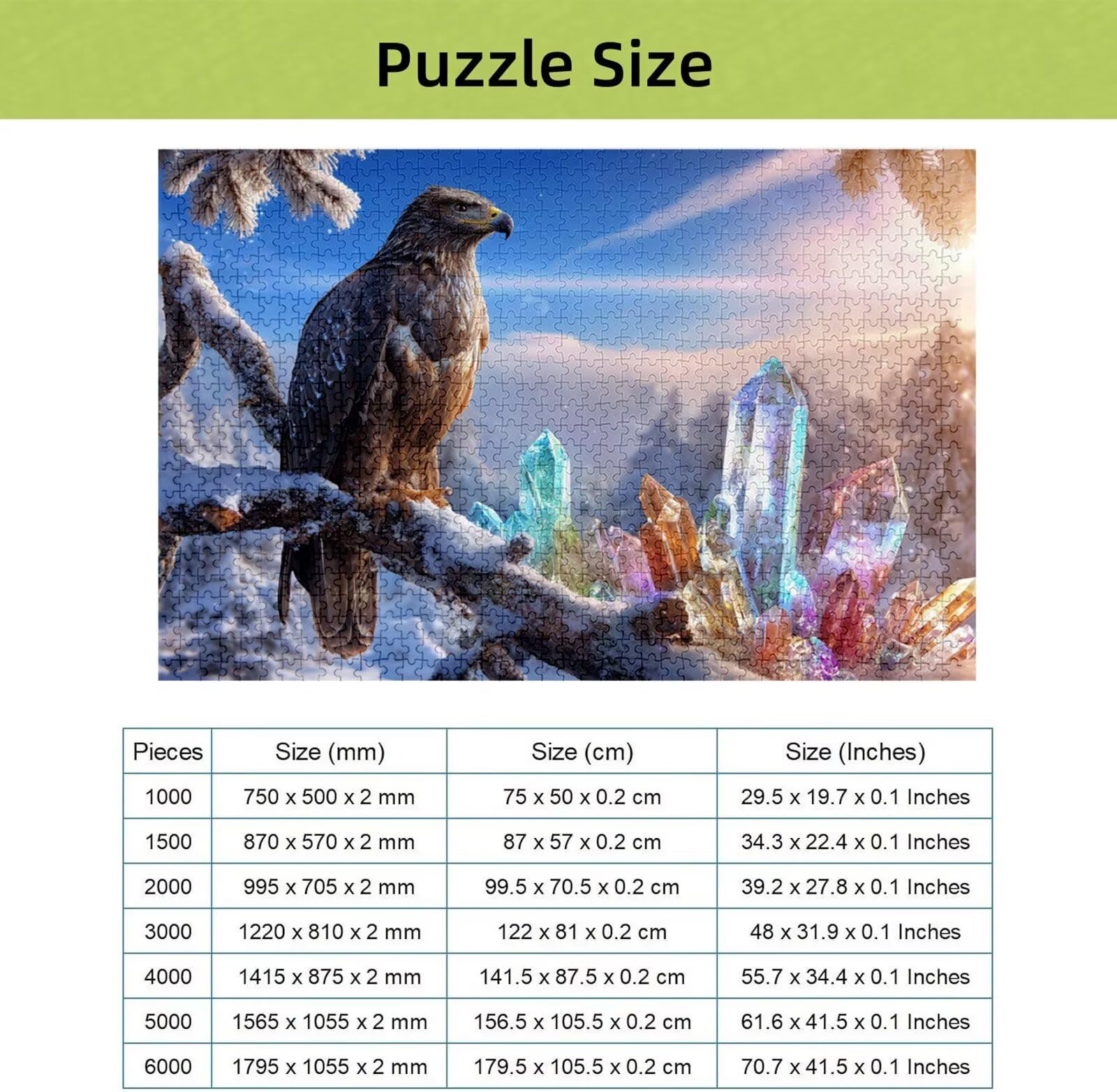 Puzzle 4000 Piezas Pájaro, Puzzle Paisaje con Caja para Adultos, 141x87 cm, DIY 4000 Piezas Rompecabezas Madera para Adultos, Rompecabezas Desafiante para Decoracion Hogar y Pared, Regalo Mujer H-2438