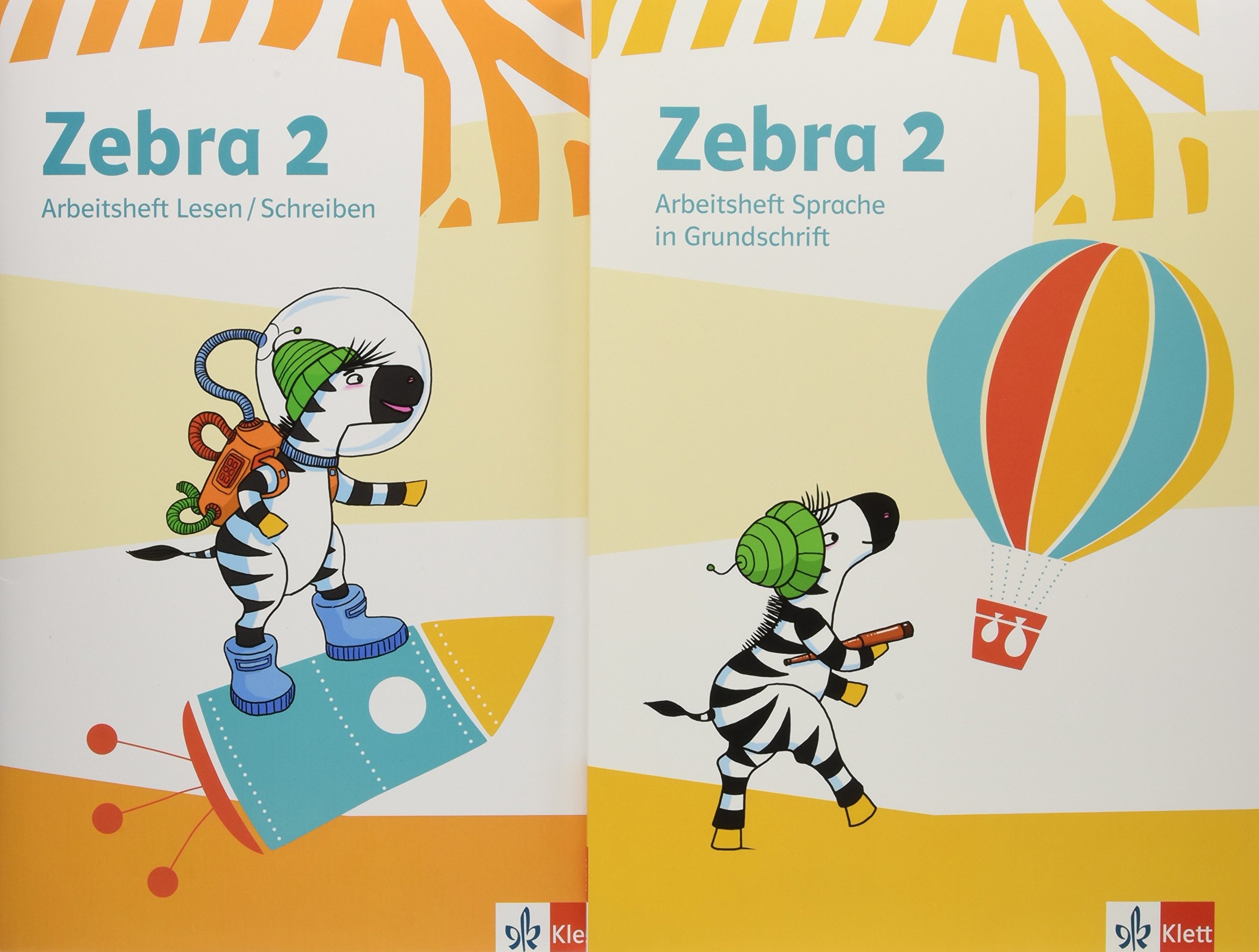 Zebra 2. Paket: Arbeitsheft in Grundschrift, Arbeitsheft Lesen/Schreiben Klasse 2