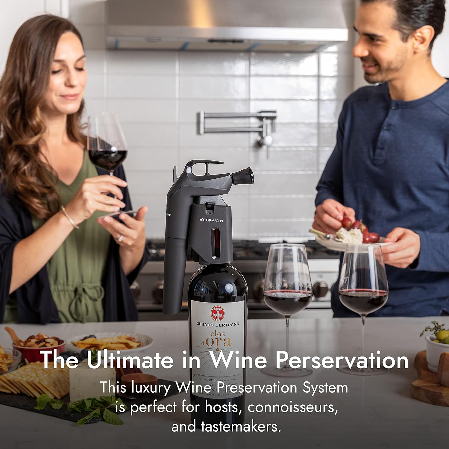 Coravin - Timeless Model Three+ Wine Preservation System | Keeps Wine Fresh | Easy to Use & Protects Wine from Oxidation | Accessories Included | Black - Image 4