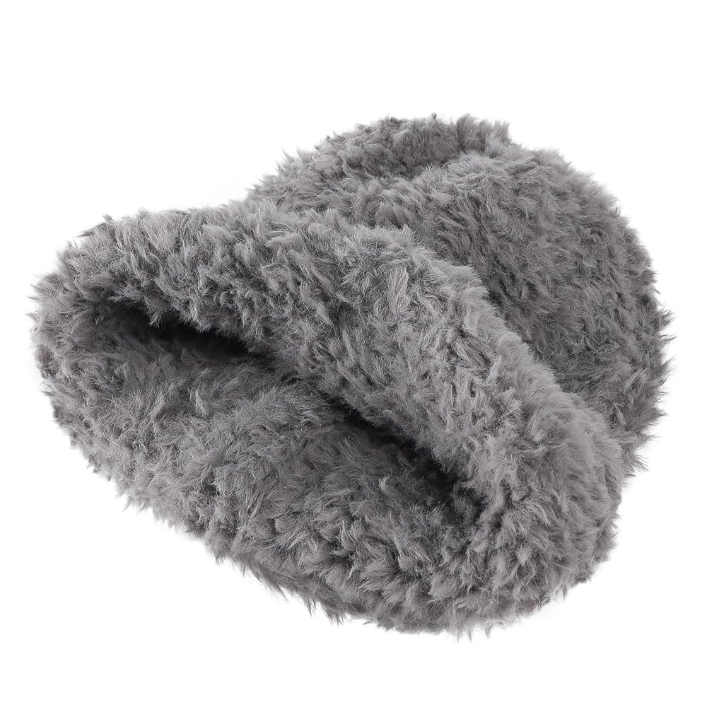 Amazon | [XGOPTS] 秋冬 ニット帽 毛糸帽子 もこもこ ファー