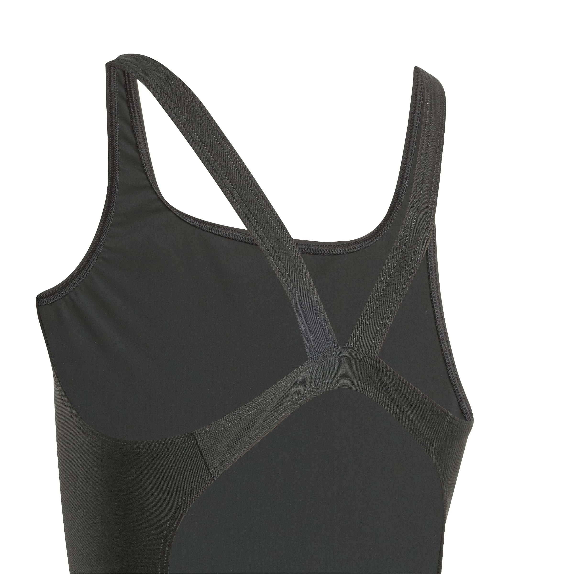 adidas Dziewczynki V-Back Swimsuit Kids Swimwear, Black, 11-12 Years