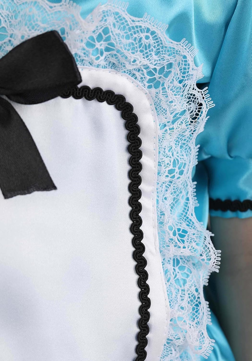 Adventurous Alice Toddler Costume - Dress with Lace-Edged Apron and Headband - Image 8