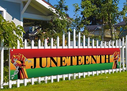 Nepnuser Juneteenth - Cartel para exteriores, Día de la Independencia afroamericana, emancipación, celebrar, libertad, interior, exterior, fiesta,