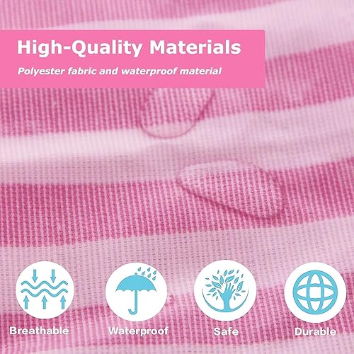 Miniatura 4 de Paquete de 4 cestas grandes de lavandería de 75 litros, impermeable, plegable, con asas extendidas, organización de ropa para ropa en el dormitorio