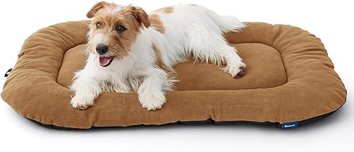 Miniatura 18 de Bedsure Almohadilla Lavable para Jaula de Perros Extra Grandes, Cama Antideslizante para Cachorros para Jaula - Tapete Ultra Suave de Vellón Plano y