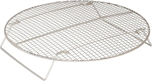 Winco Estantes de vapor, 14.75 pulgadas, níquel