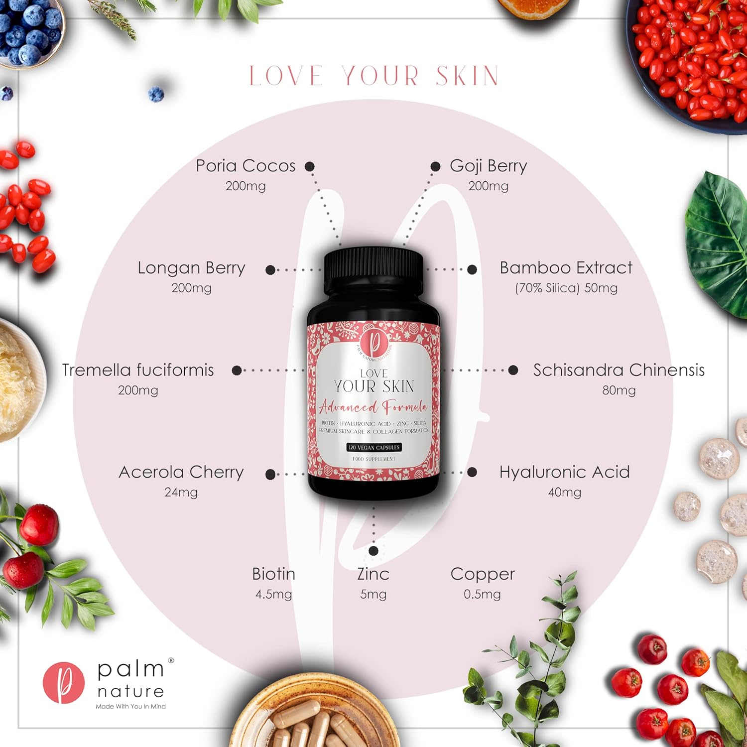 Love Your Skin Advanced Skincare Supplement for Women with