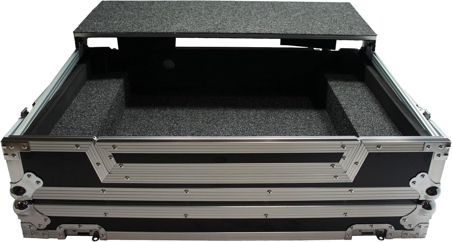 Harmony Audio HCMCX8000LT Flight Glide Laptop Stand DJ Custom Case Compatible with Denon MCX8000
