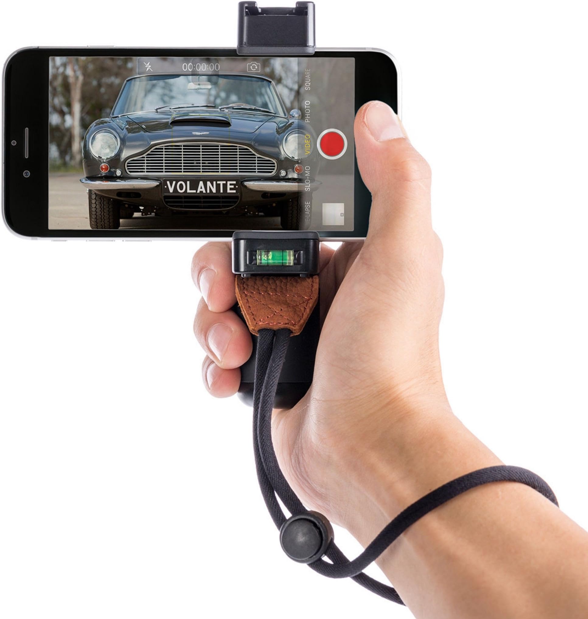 FocusGrip Monopod – Professional Smartphone Mobile Tripod Holder Stabilizer Handle and Fitting for Photo & Film (for iPhone 4, 4S, 5, 5s, 5c, 6, 6s, 7, 7Plus; Galaxy S4 S5 S6 S7 S8, Huawei P8 P9 P10)