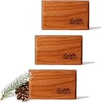 Drift Voiture Air Kit de démarrage de fraicheur - Désodorisant en bois - Détecteur d'odeur de véhicule - Diffuseur automatique Scent - Refroidissement de la voiture longue durée, Noir, 1.06 Ounce (paquet 1)