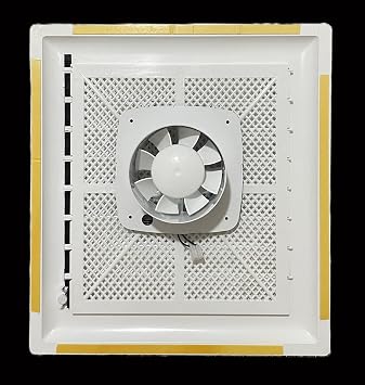 35x40 Fanli AspİratÖrlÜ Banyo Tuvalet Menfezİ Havalandirma Menfez Plastİk