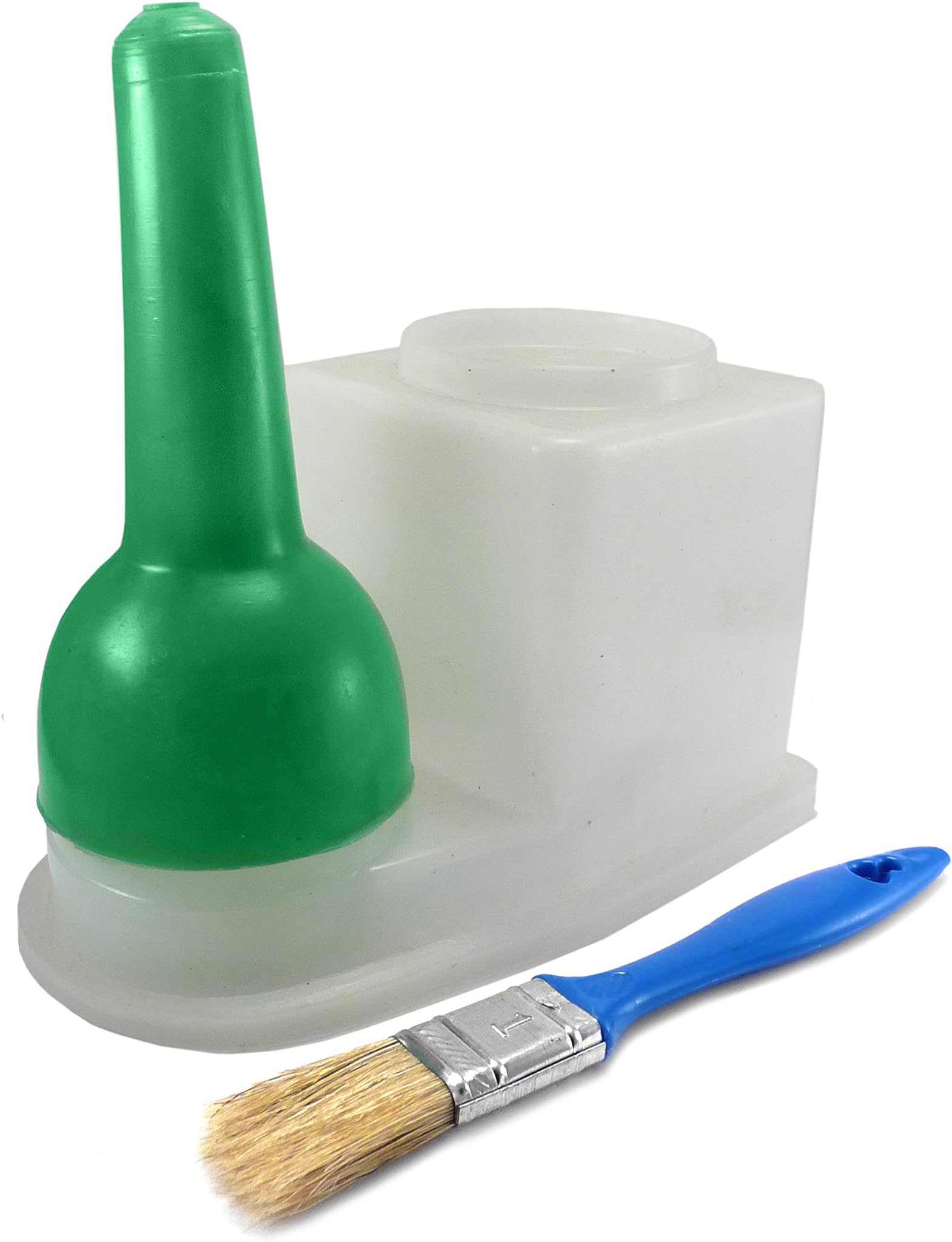 TS-Boy Non Spill Glue Pot and Brush Cement Keeper Anti Evaporation Leather Craft AOR