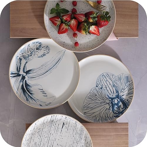 Miniatura 9 de Juego de 4 cuencos de vajilla Corona  Siena 21oz  Servicio para 4  Cerámica  Decoración de jardín  Juego de 4 cuencos  Cerámica