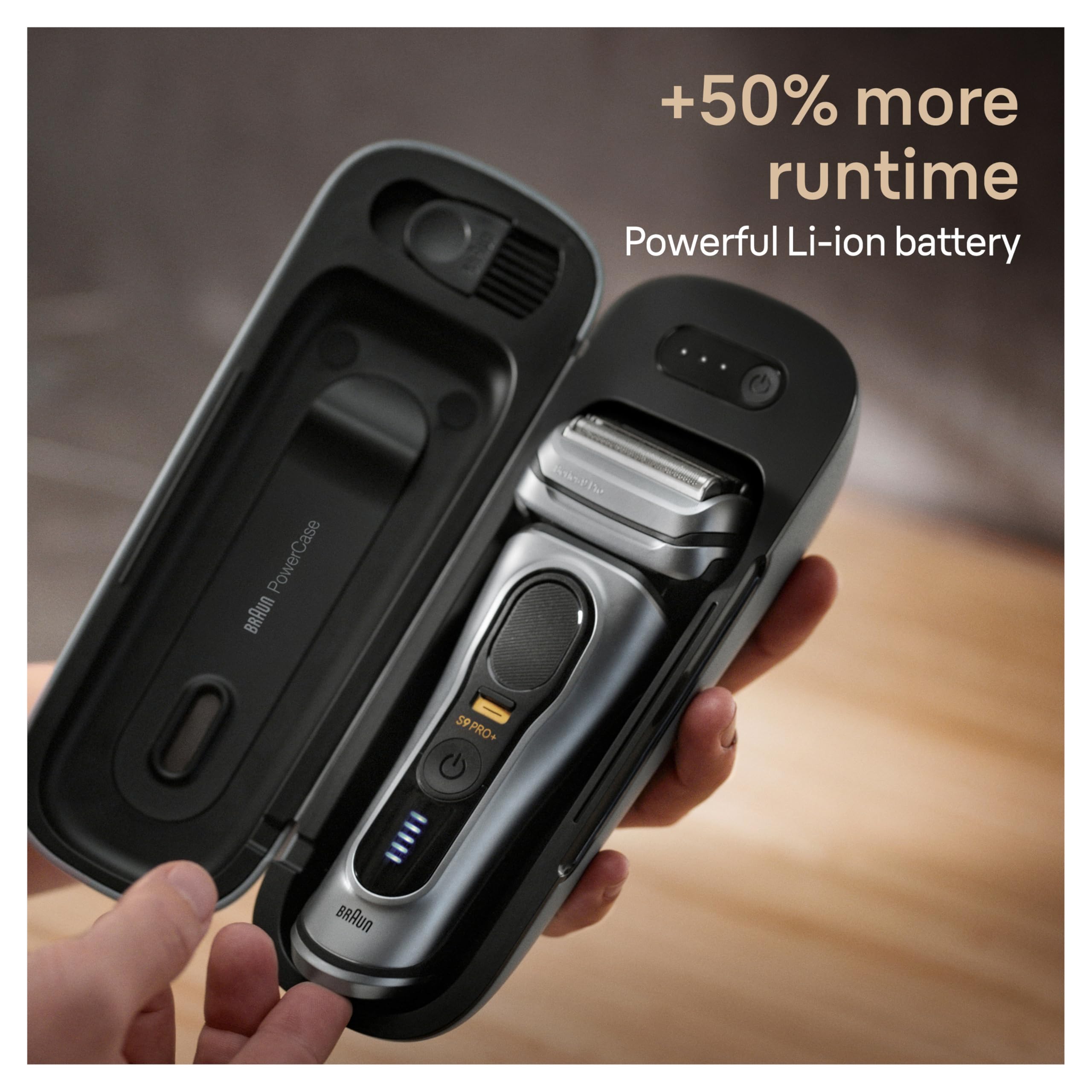 Braun PowerCase 9484pc, Mobile Shaver Charging Case, Compatible
