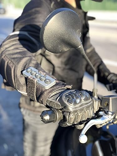 Miniatura 3 de Chubby Buttons 2 - Mando a distancia Bluetooth 5.1 portátil y adhesivo  Botones grandes para guantes  Resistente al agua