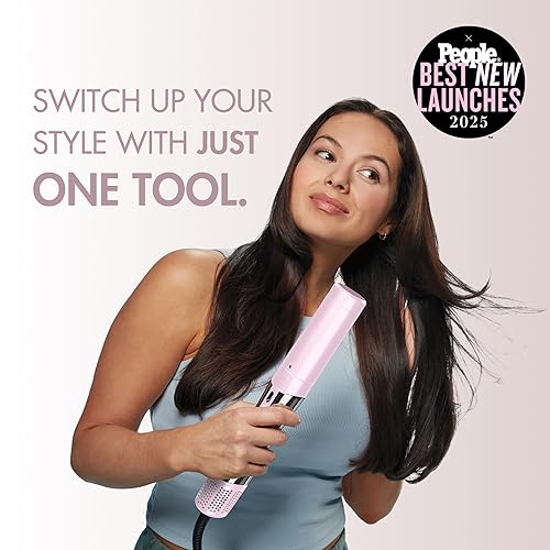 Miniatura 6 de StyleSwitch Ionic Multi-Styler, Air Styler and Hair Dryer, Lightweight Hot Air Brush with 5 Attachments, Automatic Dual Voltage