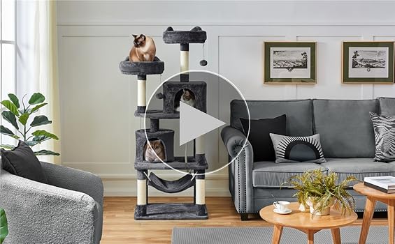 Amazon.com : Yaheetech 62.5inches Cat Tree Cat Tower Cat