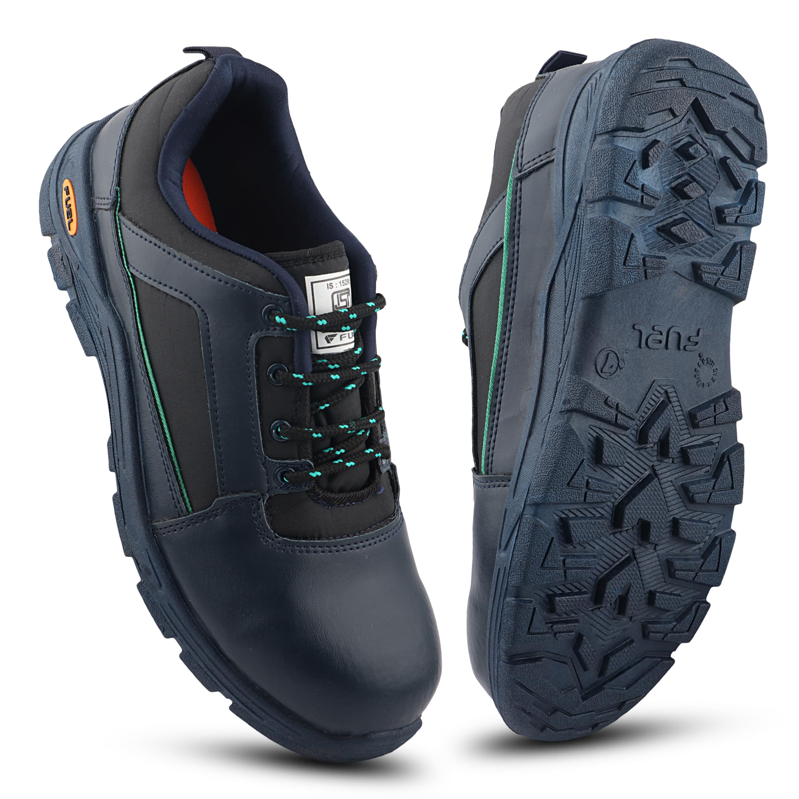 FUEL Armour-3-SD Synthetic & Treated Fabric Safety Shoes for Men Industrial PVC Single Density Sole, Steel Toe, Energy Absorption Shoe (Size-7 UK/India) Blue (B0CZXVLYW8) Amazon Price History, Amazon Price Tracker