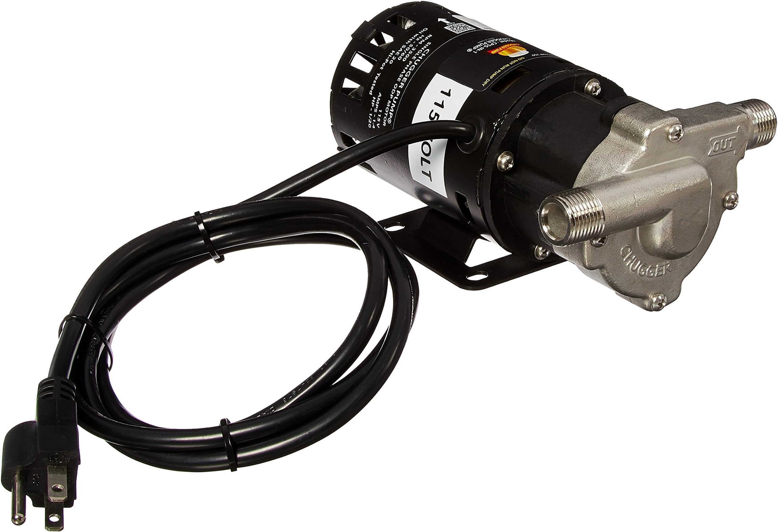 Chugger Stainless Steel Brew Pump Inline