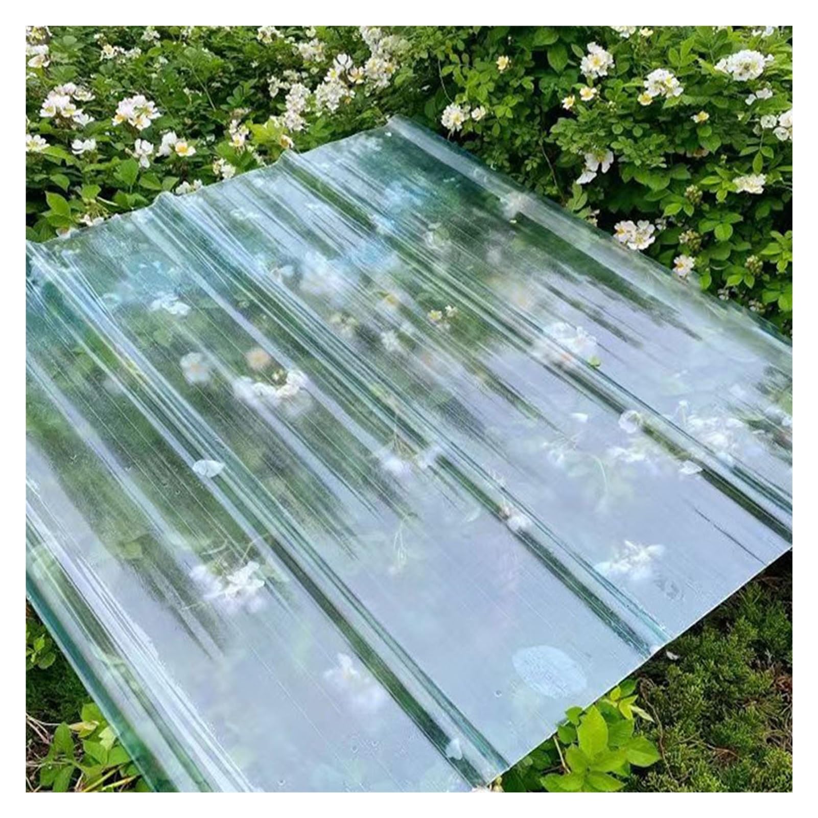Couverture toit fibre de verre anti-vent pour panneaux de serre rigides
