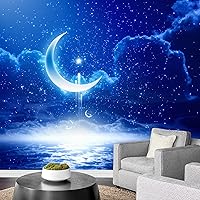 Vista 9 de Empapelado Signford para pared, extraíble, diseño de bosque, para dormitorio y sala de estar